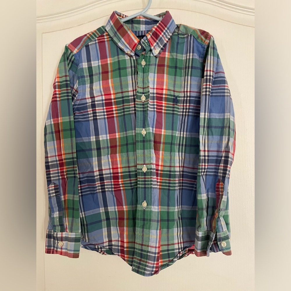 Polo Ralph Lauren Casual Button Down Shirt Boy size 6 #159